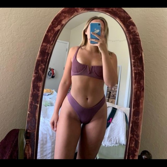 Purple underwire bikini set - Picture 6 of 8